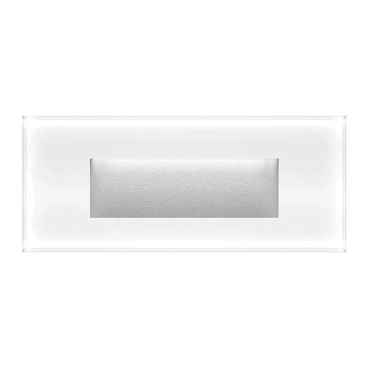 Zone 5 Frosted Glass Rectangle LED Step Light
