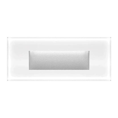 Zone 5 Frosted Glass Rectangle LED Step Light