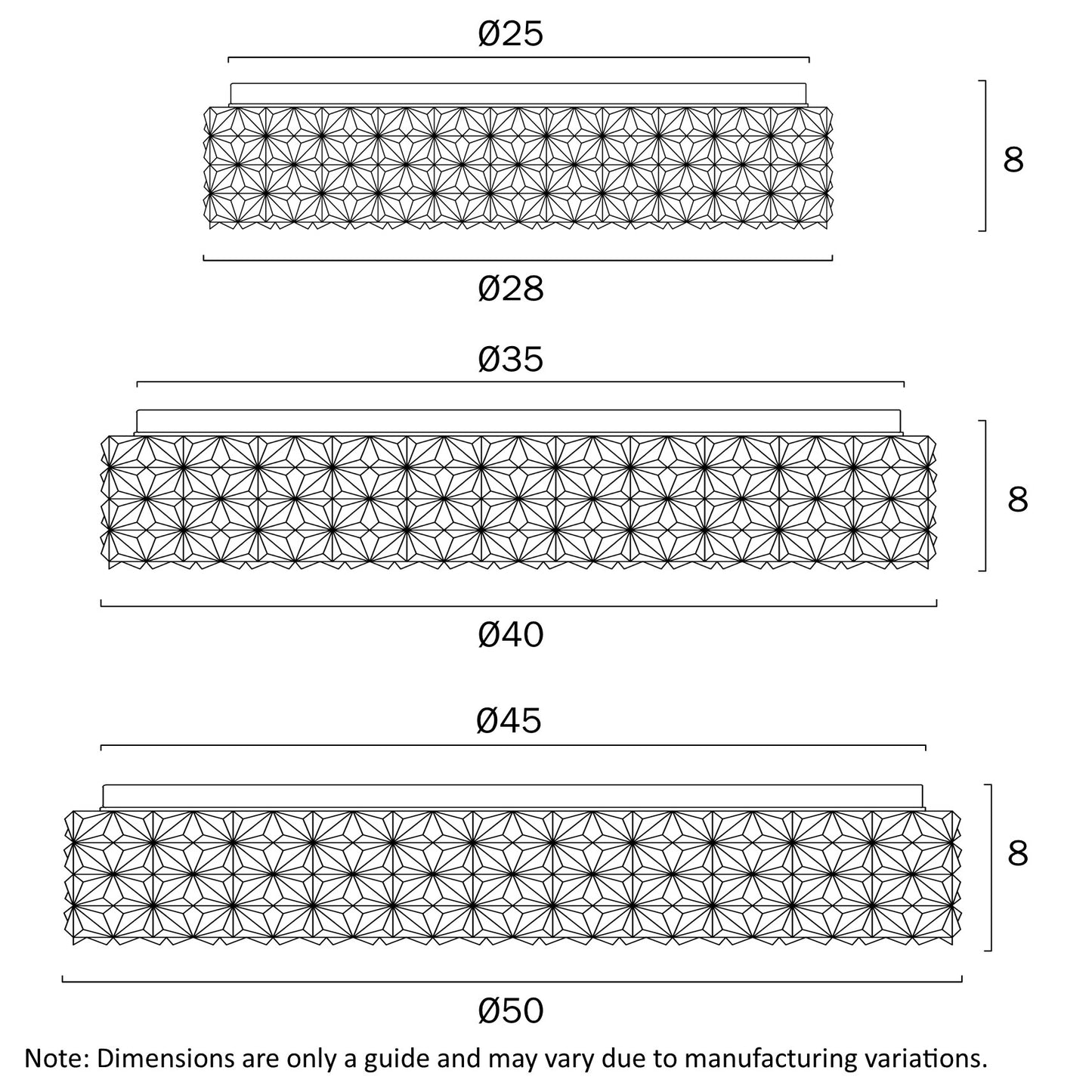 Eltz 40cm Oyster Light