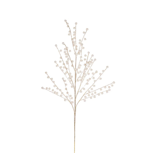 78cm Champagne Pearl Beaded Branch
