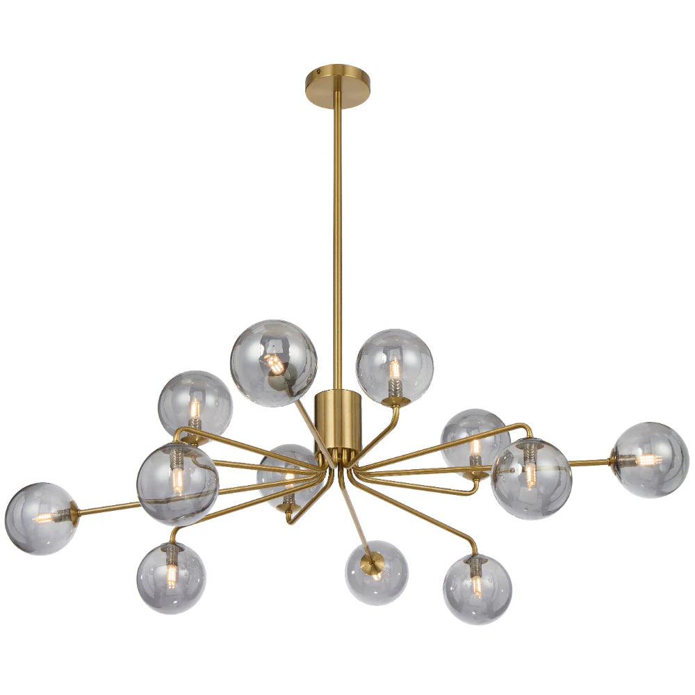 Felton 12 Light Pendant Antique Gold