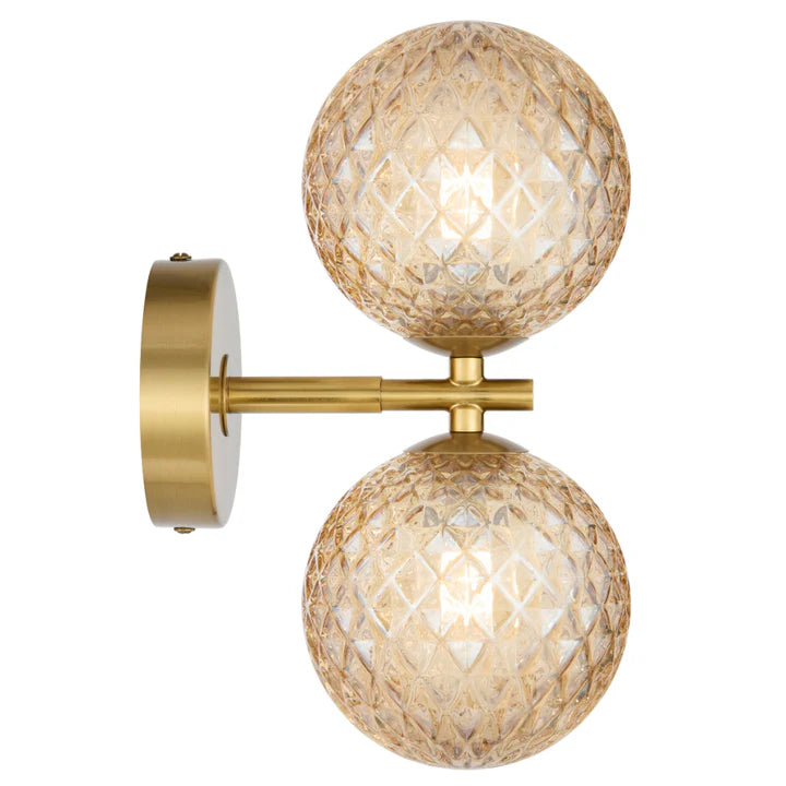 Felton 2 Wall Light Antique Gold