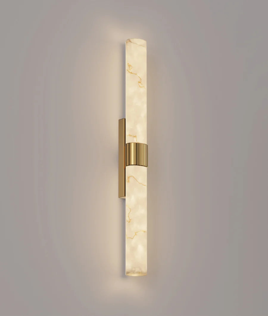 FLECHA Curved Faux Marble Wall Lights