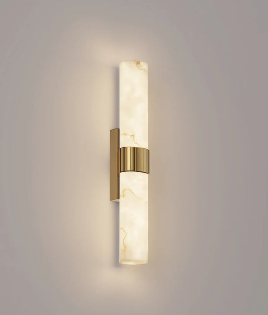 FLECHA Curved Faux Marble Wall Lights