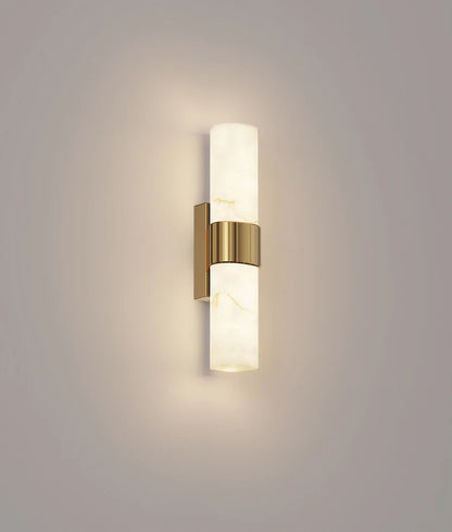 FLECHA Curved Faux Marble Wall Lights