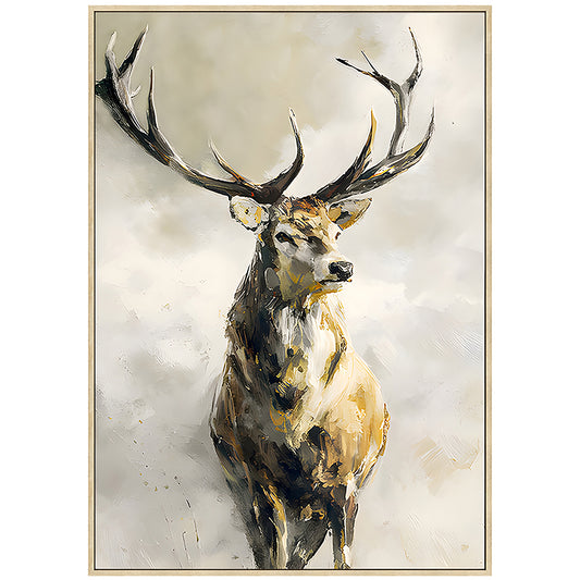Stag Night Painting