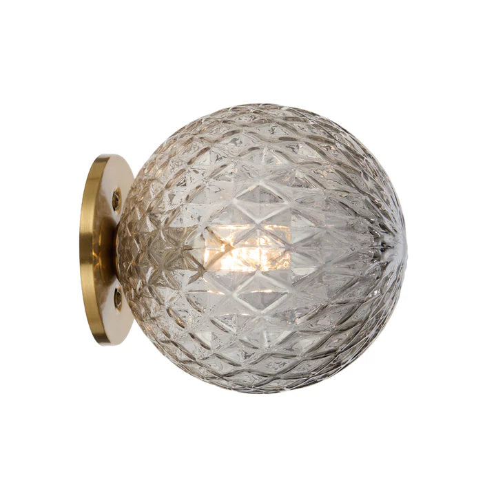 Gaston Antique Gold Wall Light