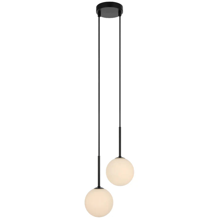Gaston 2 Light Black Pendant
