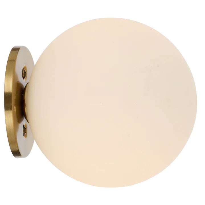 Gaston Antique Gold Wall Light