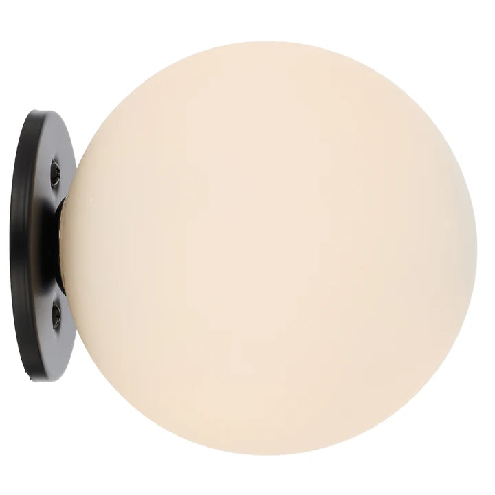 Gaston Black Wall Light