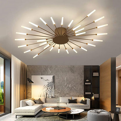 Girandola 28 Light LED Flush Ceiling Light