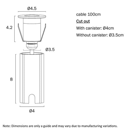 Halon 24v LED Inground Light