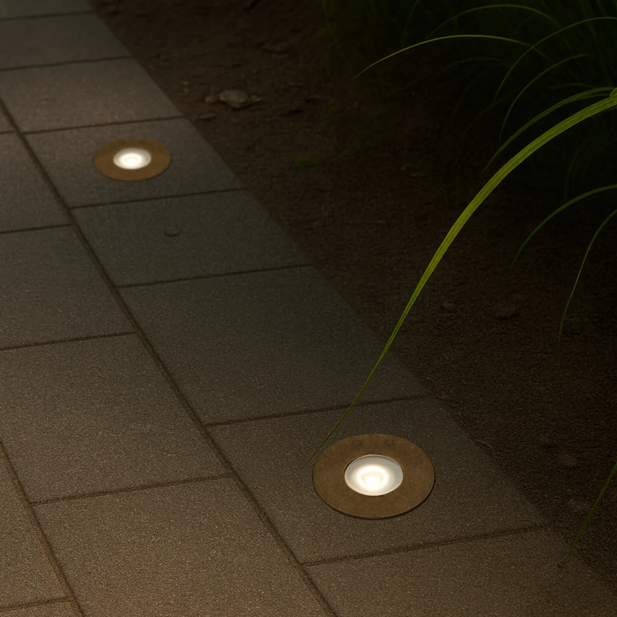 Halon Brass Inground Light 24v