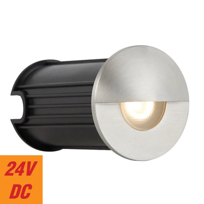 Halon Brass Step Light 24v