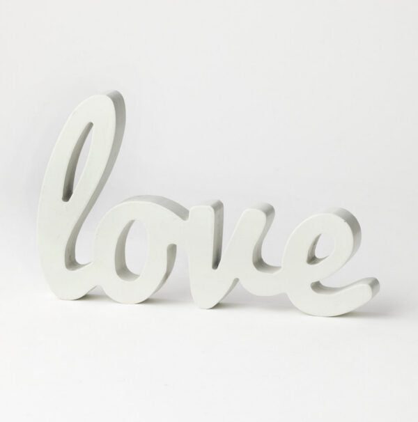 Big Love Sculpture White