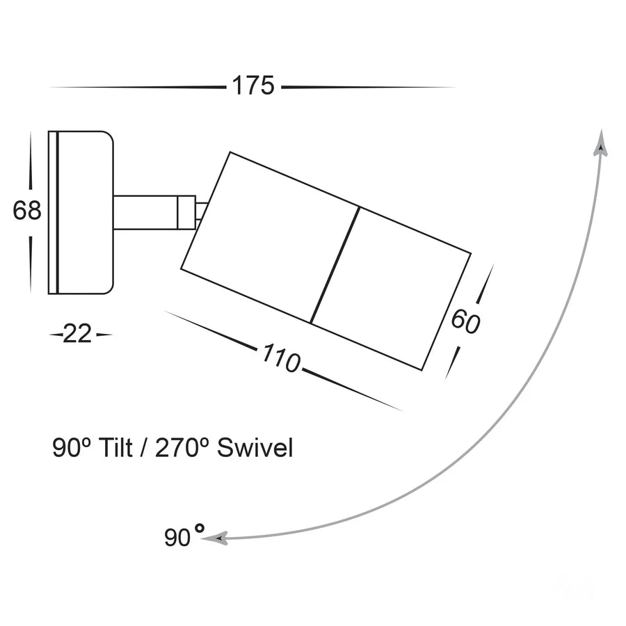 Tivah Adjustable Single Pillar Light