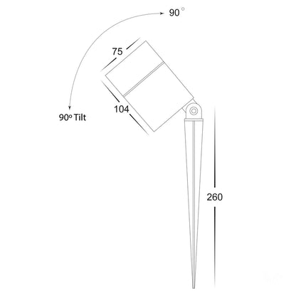 Oasis 12w LED Spike Light