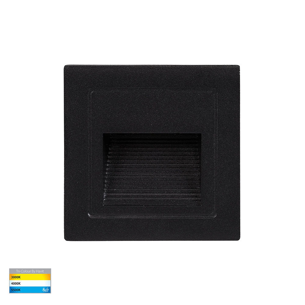 Trin Recessed LED Step Light Square 3w