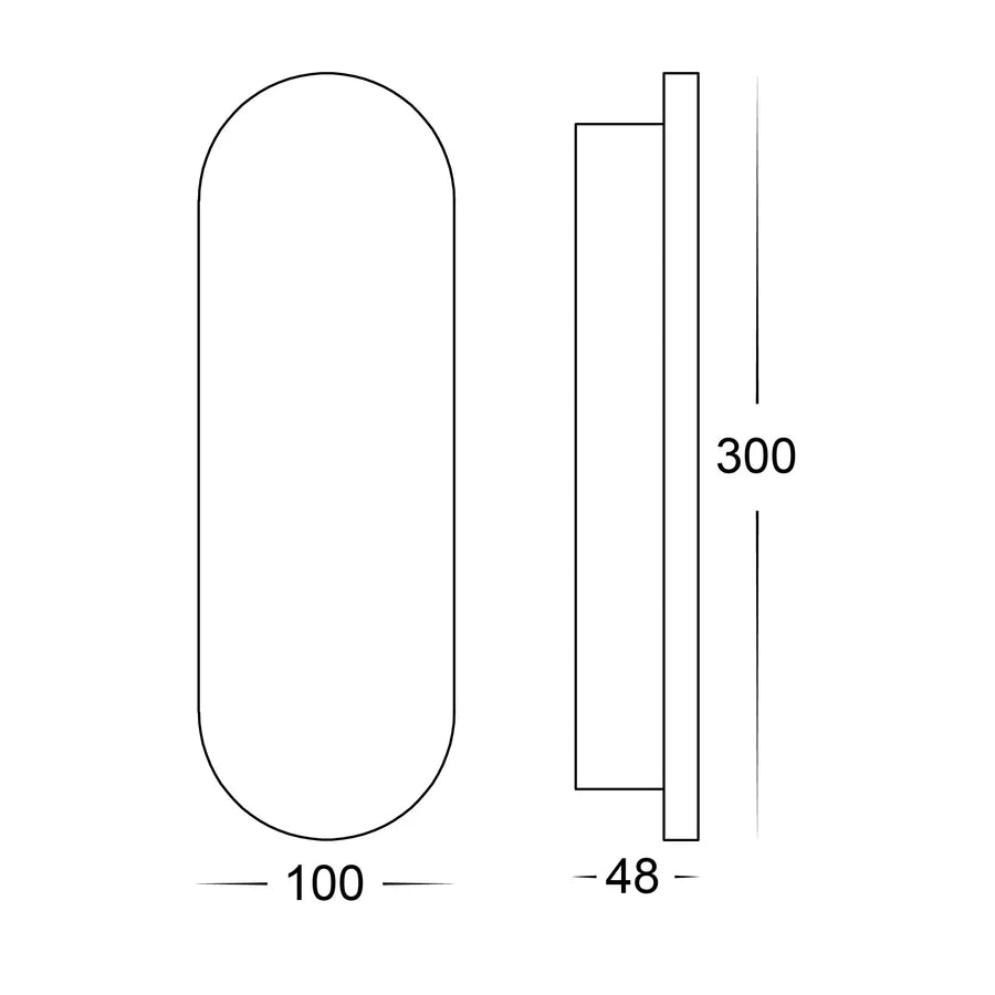 Barline Shadow Wall Light IP65