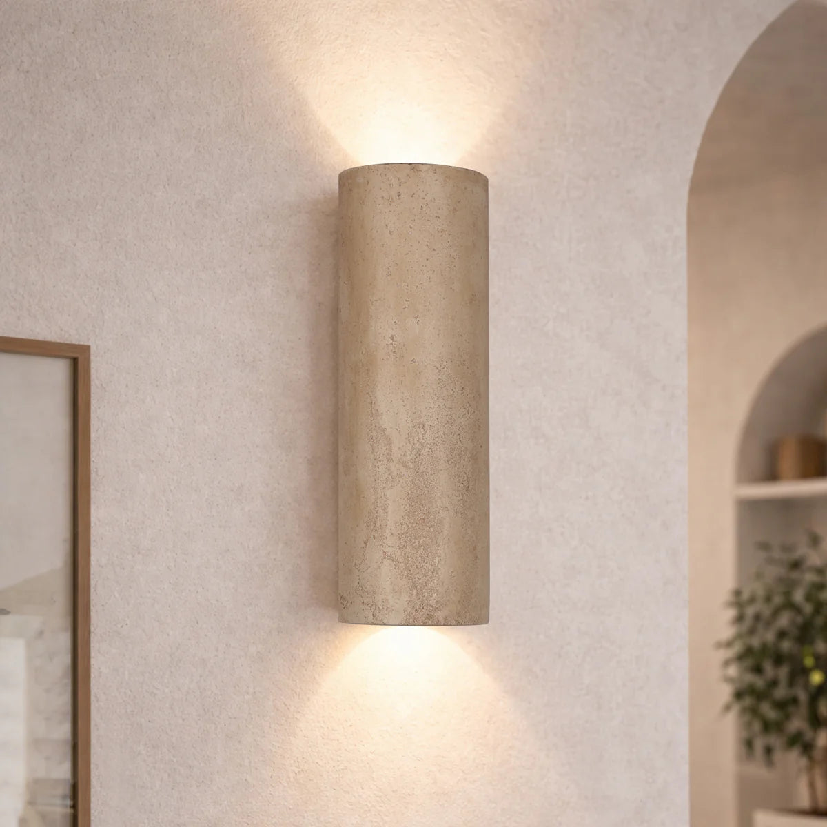 Impero Wall Light Travertine