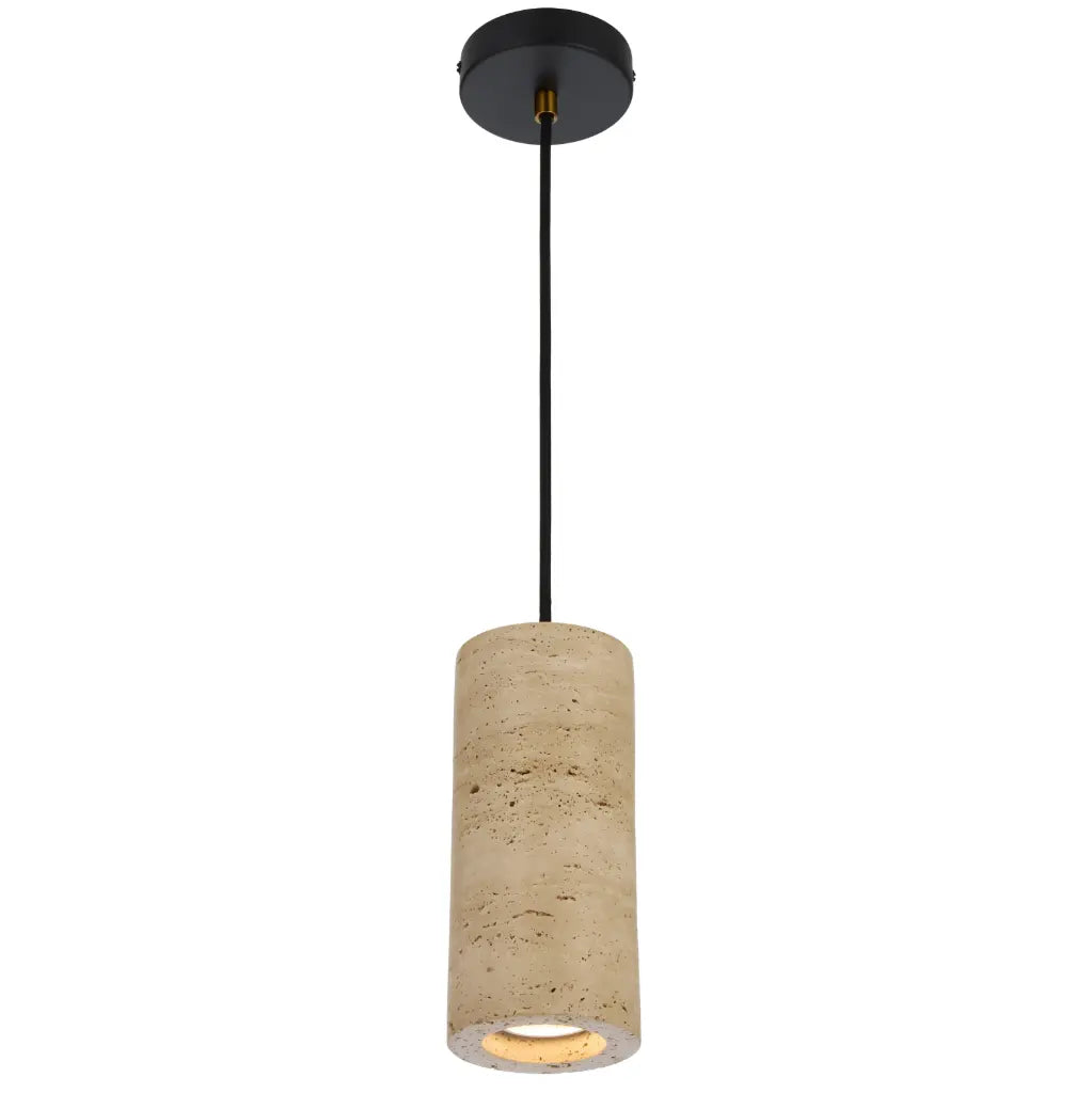 Jornel Single Pendant: Marble | Travertine