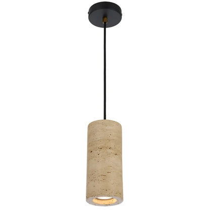 Jornel Single Pendant: Marble | Travertine