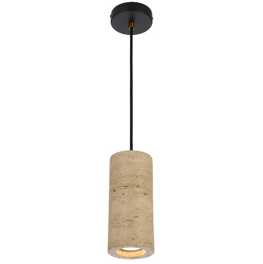 Jornel Single Pendant: Marble | Travertine
