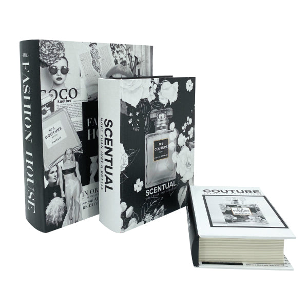 Fashion Magazine Book Boxes SET OF 3