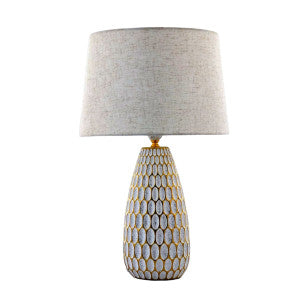 JYK049 Gold & White Classic Lamp