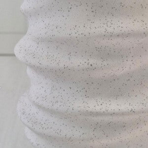 JYK057 Modern Ceramic Table Lamp with Beige Shade Spiral Textured