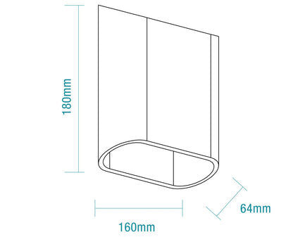 Kiora Tri-colour Exterior Wall Light