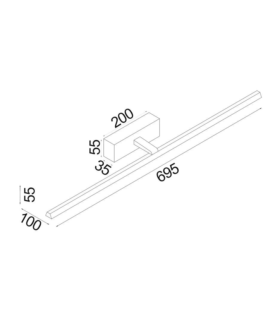Lineal  LED Tri-CCT Dimmable Vanity Wall Light Large