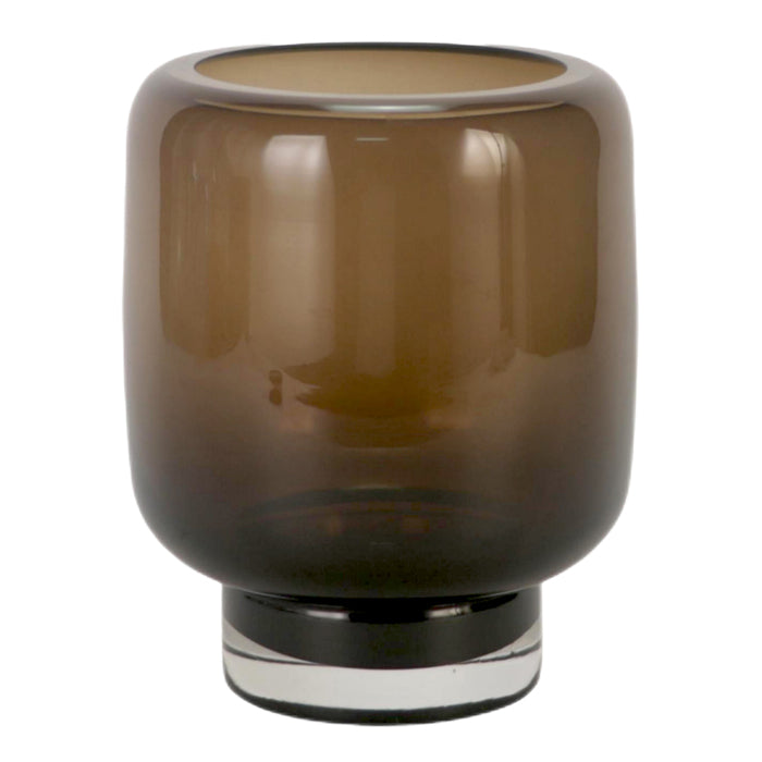 Langdon Glass Urn Brown LARGE