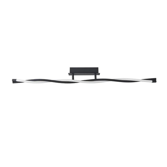Rio 12w LED Ceiling Light Black