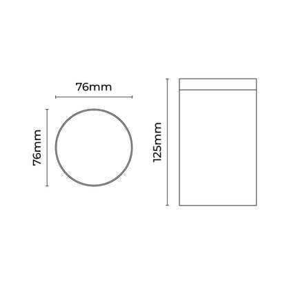 Myren 6w Surface Mount Downlight GU10 TRI