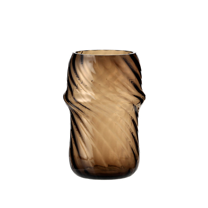 Flint Waist Glass Vase