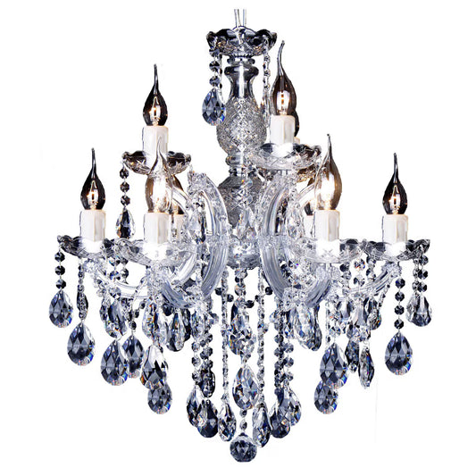 Zurich 9 Light Crystal Glass Chandelier