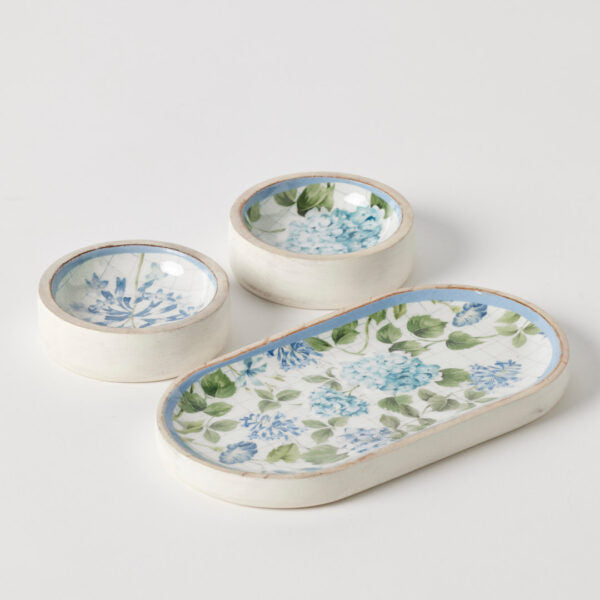 Heritage Bloom Tray & Bowls Set