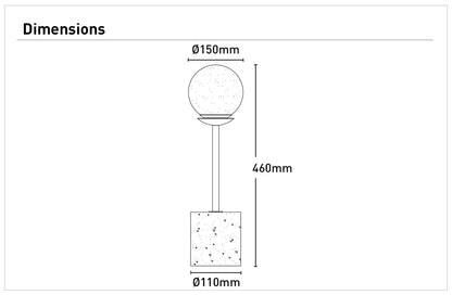 Sophia Opal Table Lamp
