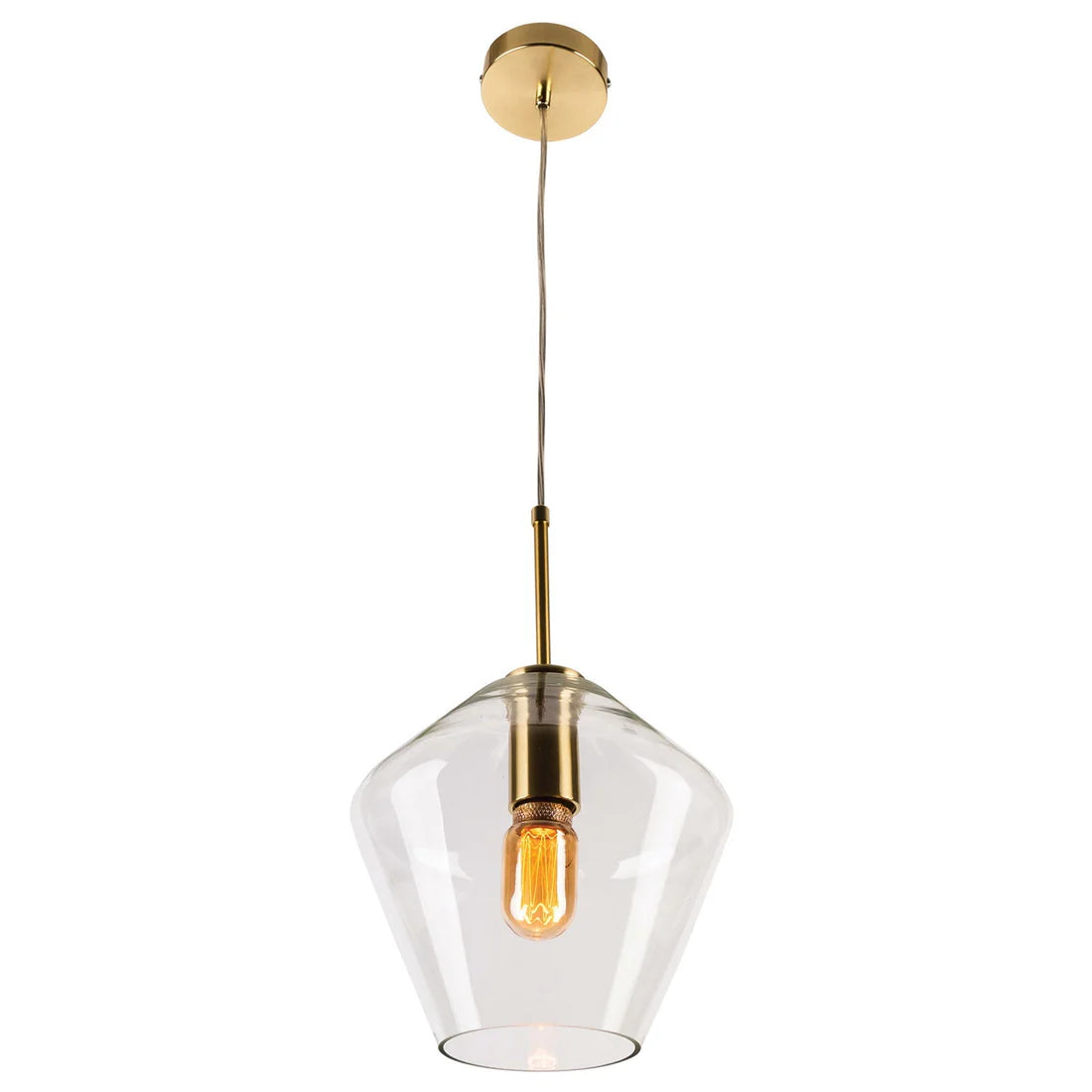 Melba Short Glass Pendant