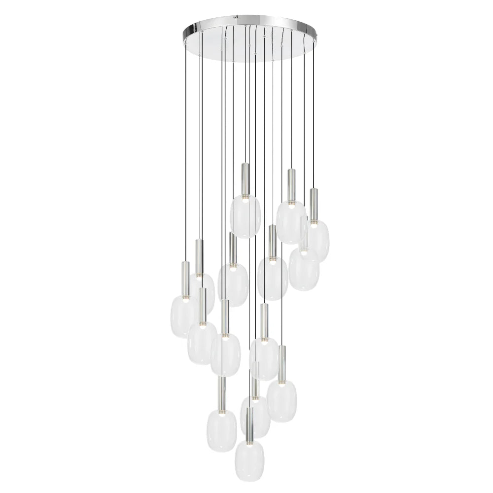 Orbis 15 Light Pendant Chrome