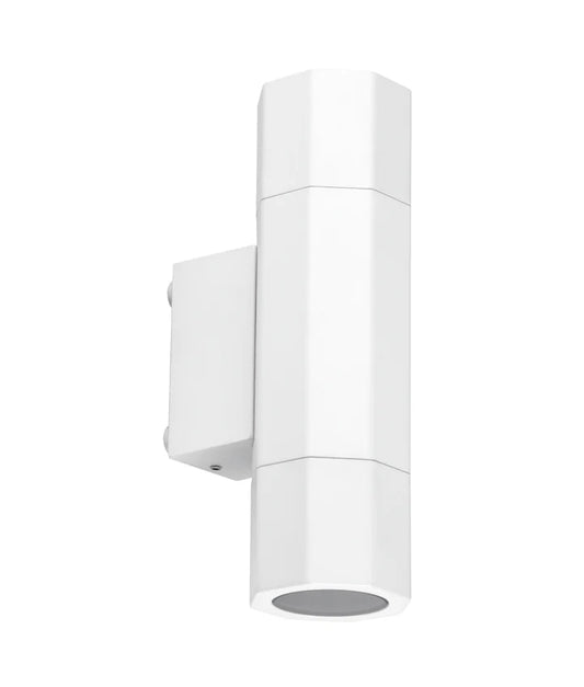 Octo GU10 Exterior Octagonal Up/Down Pillar Light IP65