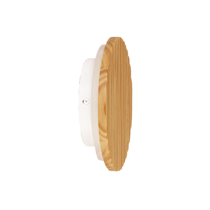 DOT.20 Scalloped Wood Wall Light