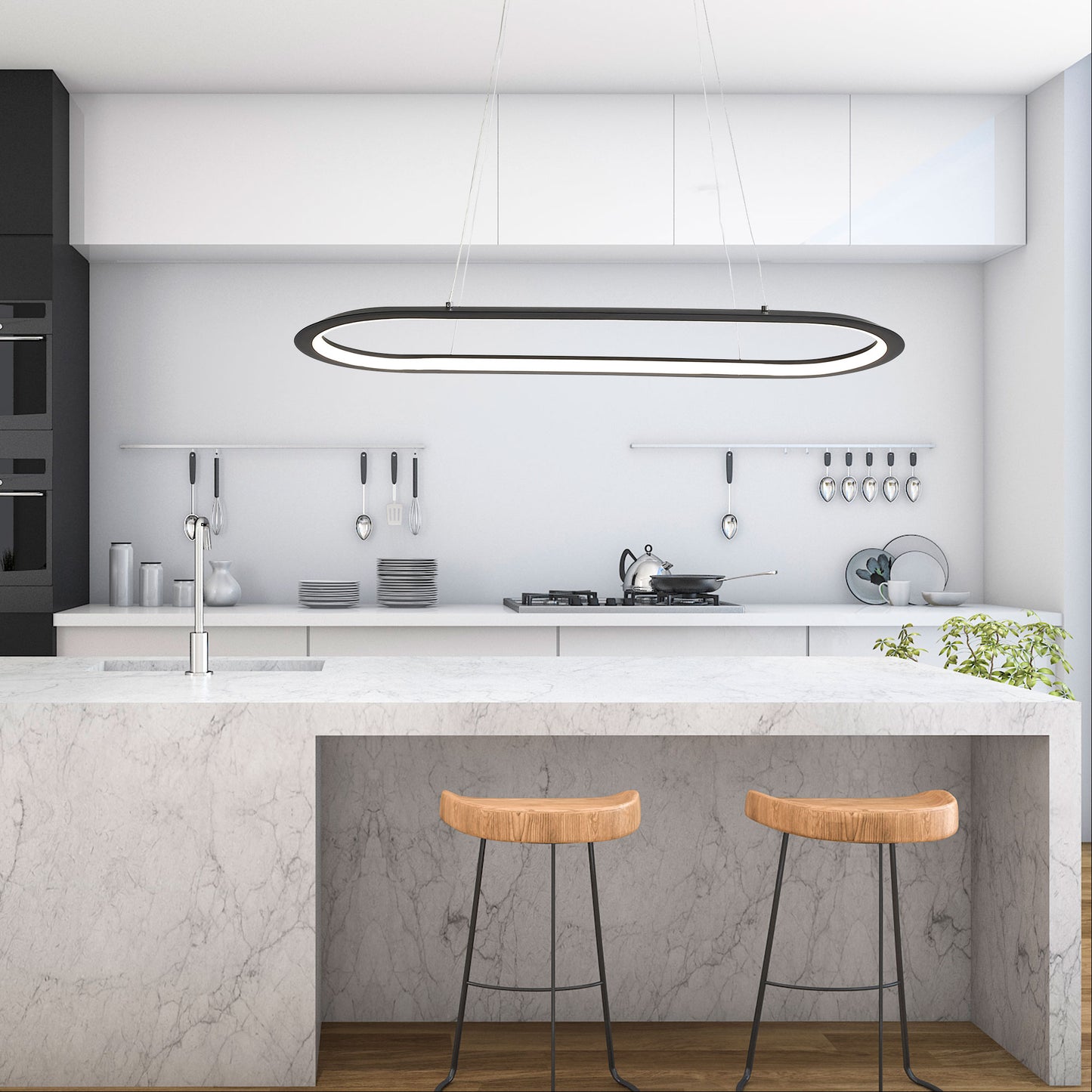 Ovale LED Pendant