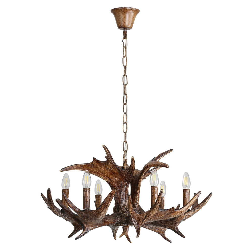 Ramure 6 Light Deer Pendant Just Lights & Home Decor