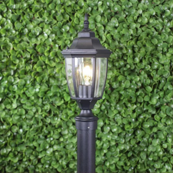 Highgate Post Top Outdoor Light Matt Black