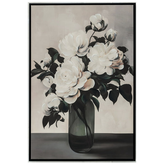 Green With Blooms Painting