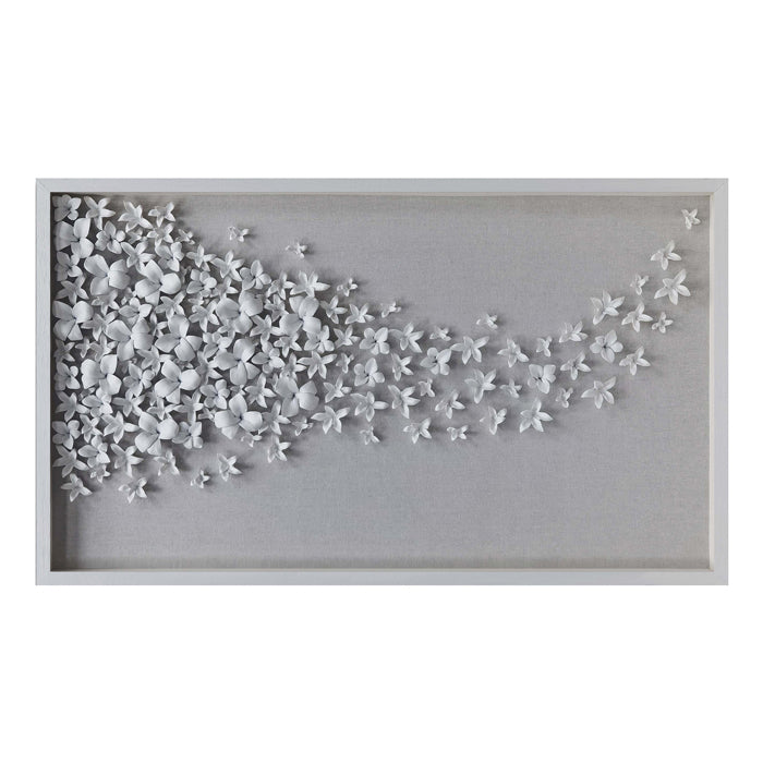 Dover White Flower Wall Art