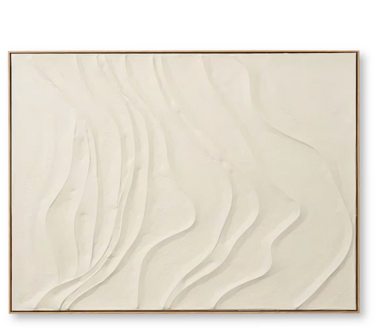 Wavy Hand Painted Wall Art