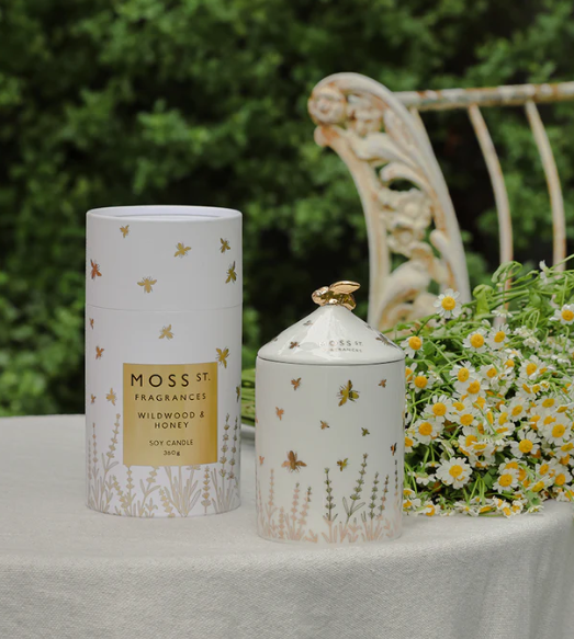 Moss St Ceramic Candle 360g